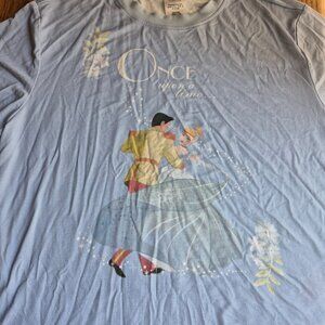 NWT Disney Cinderella Dancing Prince Once Upon A Time Tee Shirt Size M